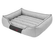 Legowiska dla psów - Legowisko Dla Psa, Comfort, 110 X 90Cm, Xxl, Popiel Ekolen - miniaturka - grafika 1