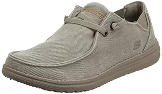 Sneakersy męskie - Skechers Męskie sneakersy Melson Raymon, brązowy (taupe), 48.5 EU - grafika 1