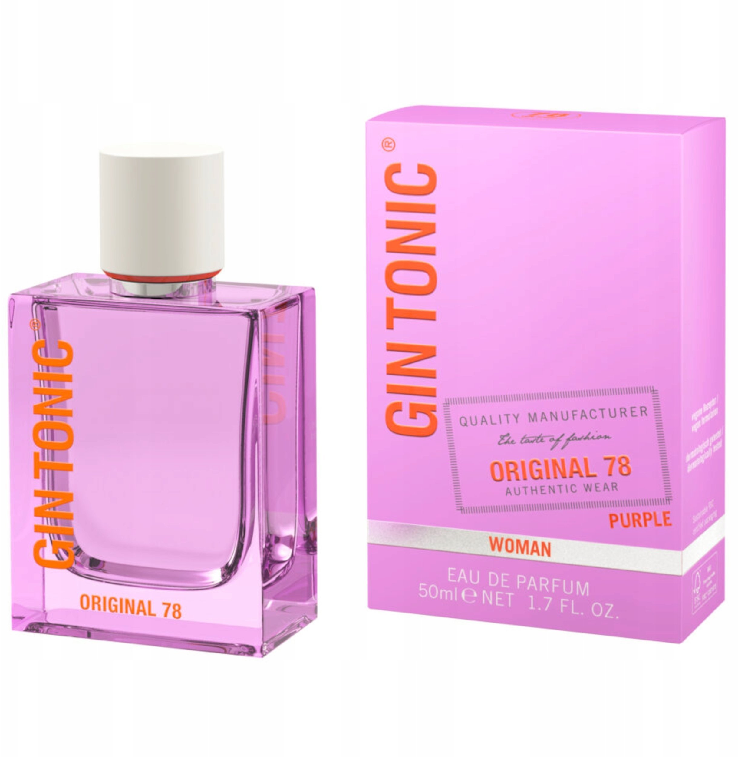 Gin Tonic, Original Purple, Eau De Parfum, For Women, 50 ml For Women