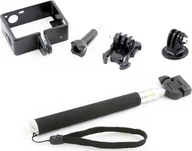 Akcesoria do kamer sportowych - Xrec MONOPOD 110cm + RAMKA FRAME MOUNT do GoPro HERO 4 3+ + 3 - miniaturka - grafika 1
