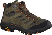 Buty trekkingowe męskie - Buty męskie Merrell Moab 3 MID GTX, outdoor, zielone, skóra/tekstylia, wodoodporne - buty turystyczne męskie outdoor, zielone, skóra/tekstylia (goretex wodoodporny) - miniaturka - grafika 1