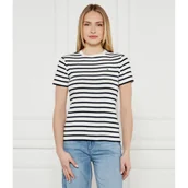 Koszulki i topy damskie - Tommy Hilfiger T-shirt | Slim Fit - miniaturka - grafika 1