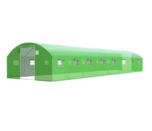 CULTIVO Tunel PODWÓJNE Drzwi 4x8x2 - 32m2 Zielony - Szklarnie ogrodowe - miniaturka - grafika 1
