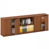 Zestawy mebli biurowych - B2B Partner Zestaw szaf MIRELLI, Typ I - czereśnia 437534 - miniaturka - grafika 1