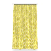 Zasłony - Klasyczna zasłona kolory dekor 150x280 Żółty pasek, Fabricsy - miniaturka - grafika 1