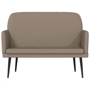 Lumarko Ławka, kolor cappuccino, 107x80x81 cm, obita sztuczną skórą - Ławki do przedpokoju - miniaturka - grafika 4