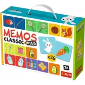 Gry planszowe - Trefl Memo Classic&Plus Logic Nowa - miniaturka - grafika 1