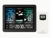 Stacje pogodowe - Stacja Pogody Forecast z Czuknikiem Zewnętrznym z Podwójnym Alarmem - miniaturka - grafika 1