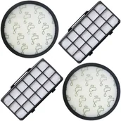 Akcesoria do odkurzaczy - 4 Filtry do odkurzacza ROWENTA TEFAL X-TREAM POWER CYCLONIC FILTRY HEPA ZR006001 - Reptila - miniaturka - grafika 1