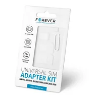 Adaptery i przejściówki - Forever Zestaw adapterów Forever nano SIM (T_0008262) - miniaturka - grafika 1