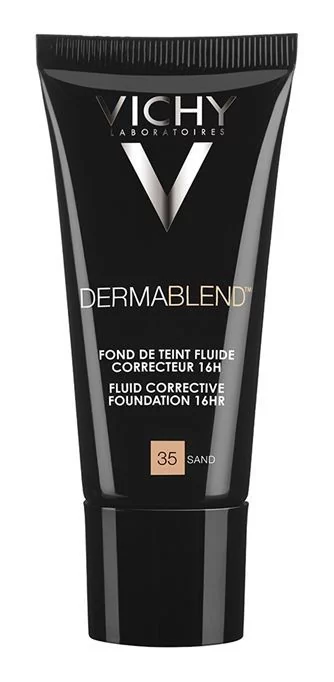 Vichy Dermablend Fluid korygujący 16 h trwałość SPF35 nr 35 Sand 30ml