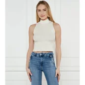 Bluzki damskie - GUESS Top PRISCILLA | Slim Fit - miniaturka - grafika 1