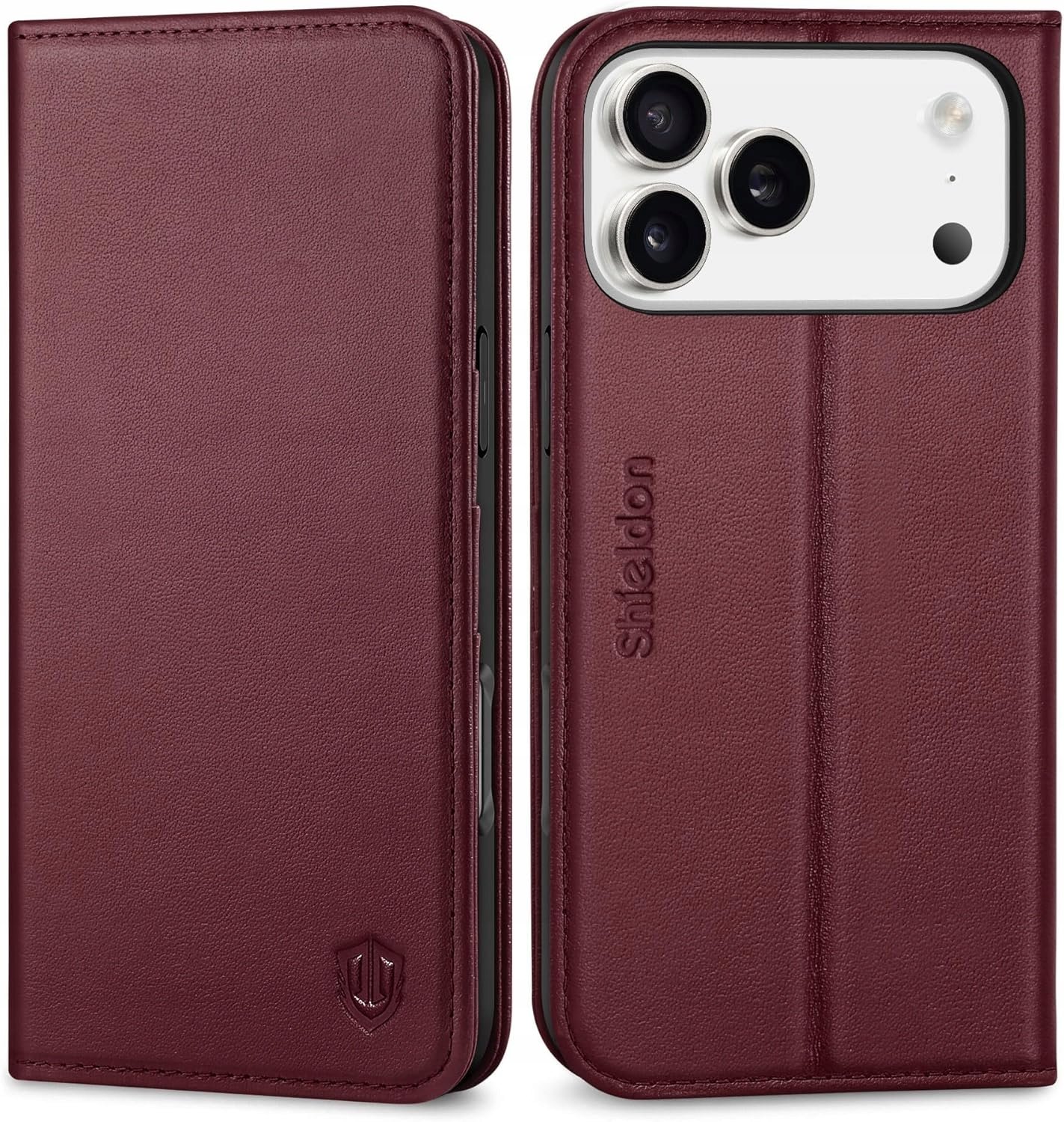 Shieldon Skórzane Etui do iPhone 17 Pro Max 6,9