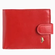 Portfele - Portfel Damski Skórzany Mały RFID Na Karty PUCCINI Czerwony MU1953-3E - miniaturka - grafika 1