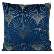 Poszewki na poduszki - Euro Firany Poszewka Eurofirany Velvet BLINK21 Granatowy 45x45 1217003 - miniaturka - grafika 1