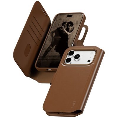 Etui PANZERGLASS Care Tango 2w1 MagSafe do Apple iPhone 17 Pro Max/18 Pro Max Brązowy