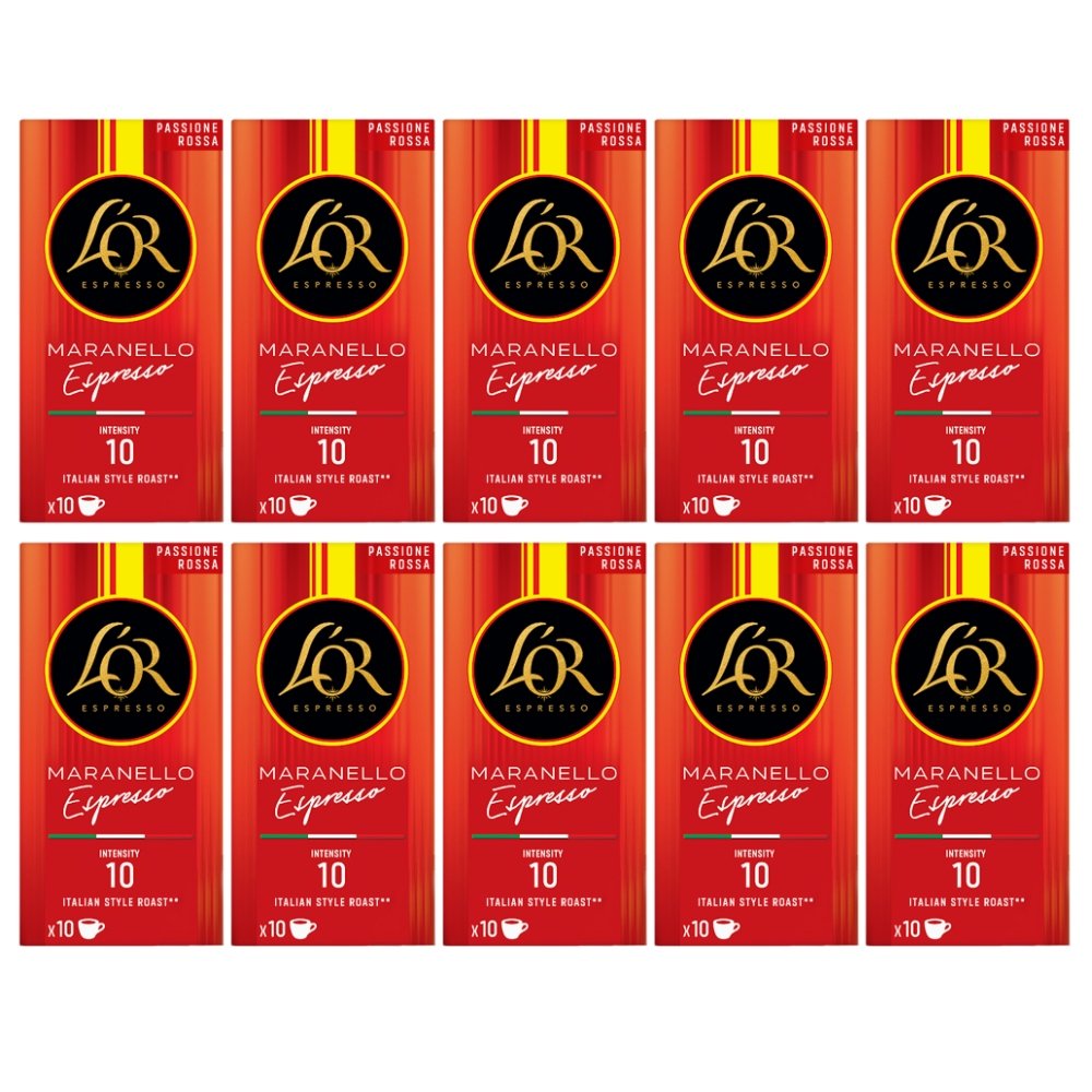 Kapsułki L'or Espresso Maranello do Nespresso(r)* 90+10 kaw Gratis!
