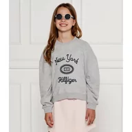 Bluzy dla dziewczynek - Tommy Hilfiger Bluza | Regular Fit - miniaturka - grafika 1