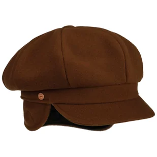 Czapka Newsboy Camilla by Mayser, jasnobrązowy, M (56-57 cm) - Czapki dla dzieci - miniaturka - grafika 1