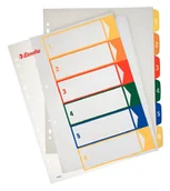 Przekładki do segregatorów - Esselte Przekładka A4 1/6 MAXI z możliwością nadruku 100212 - miniaturka - grafika 1