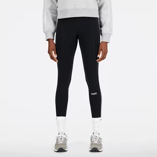Legginsy damskie New Balance WP33510BK  czarne - Spodnie sportowe damskie - miniaturka - grafika 1