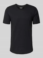 Koszulki męskie - T-shirt o kroju regular fit z czystej bawełny model ‘BENNE LONGY’ - miniaturka - grafika 1