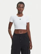 Koszulki i topy damskie - adidas T-Shirt Essentials JC9026 Biały Slim Fit - miniaturka - grafika 1