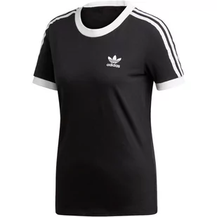 Adidas, Koszulka damska, 3 STR TEE BLACK ED7482, czarny, rozmiar 28 - Koszulki i topy damskie - miniaturka - grafika 1