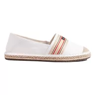 Espadryle damskie - Białe damskie espadryle Big Star LL274893 - miniaturka - grafika 1