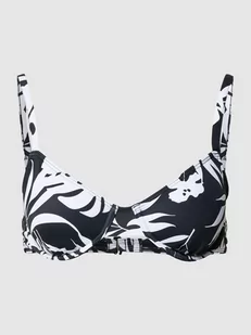 Top bikini ze wzorem na całej powierzchni model ‘ROXY LOVE THE OCEANA’ - Stroje kąpielowe - miniaturka - grafika 1