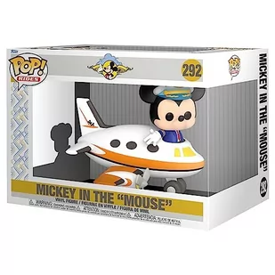 Funko Pop! Przejażdżki: Disney - Myszka Miki z samolotem - Wyłącznie dla Amazon - Kolekcjonerska figurka winylowa - Pomysł na prezent - Figurki dla dzieci - miniaturka - grafika 1