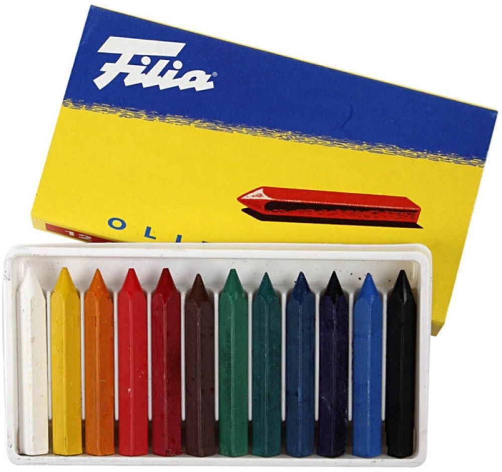 Filia Oliekridt 12 stk