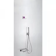 Akcesoria hydrauliczne - Tres 9286556 9286556 ESPACIO Podtynkowy termostatyczny elektroniczny zestaw nawannowy SHOWER - miniaturka - grafika 1
