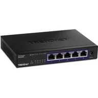 Pozostałe akcesoria sieciowe - Trendnet TEG-S350 łącza sieciowe Nie zarządzany Gigabit Ethernet (10/100/1000) Czarny - miniaturka - grafika 1