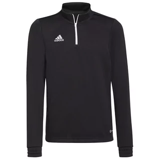 Bluzy sportowe męskie - Adidas, Bluza ENTRADA 22 Training Top Y H57547, 116 cm, czarny - grafika 1