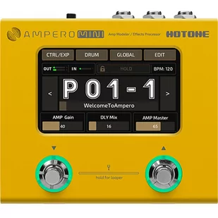 Hotone Ampero Mini MG Marigold - multiefekt gitarowy - Oświetlenie i efekty wizualne Hotone Ampero Mini MG Marigold - multiefekt gitarowy - Oświetlenie i efekty wizualne - miniaturka - grafika 1