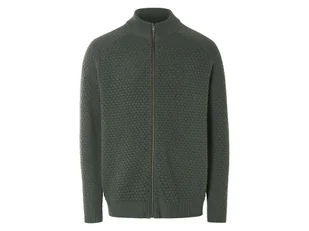 esmara Men Kardigan męski ze stójką (Zielony, XL (56/58)) - Swetry męskie esmara Men Kardigan męski ze stójką (Zielony, XL (56/58)) - Swetry męskie - miniaturka - grafika 1