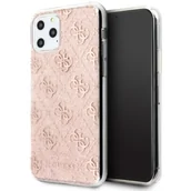 Szkła hartowane na telefon - GUESS Guess 4G Glitter etui ochronne iPhone 11 Pro (różowe) GUHCN58PCU4GLPI - miniaturka - grafika 1