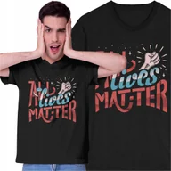 Koszulki męskie - Koszulka All Lives Matter Black White BLM WLM - miniaturka - grafika 1