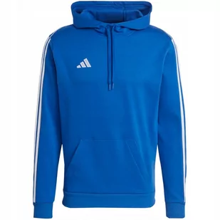 Bluza męska adidas Tiro 23 League Sweat Hoodie niebieska IC7858 XL - Bluzy męskie - miniaturka - grafika 1