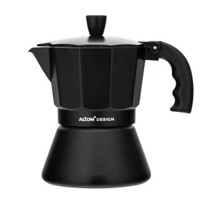 Kawiarka aluminiowa 150 ml na 3 filiżanki czarny - Zaparzacze i kawiarki - miniaturka - grafika 1