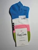 Skarpetki męskie - Kolorowe skarpety Happy Socks stopki unisex rozmiar 36-40 (2442) - miniaturka - grafika 1