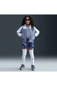 Spodnie i spodenki dla chłopców - Spodenki dla dużych dzieci (dziewcząt) 8cm Dri-FIT Nike Pro - Niebieski - miniaturka - grafika 1