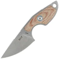 Noże - Nóż na szyję MKM Mikro 1 Natural Canvas Micarta, Stonewashed M390 by Jesper Voxnæs (MKMR01-NC) - miniaturka - grafika 1