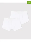 Majtki dla dzieci - PETIT BATEAU Bokserki (2 pary) w kolorze białym - miniaturka - grafika 1