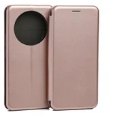 Etui i futerały do telefonów - Etui Beline Book Magnetic do Honor Magic7 Lite różowo-złoty - miniaturka - grafika 1