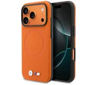 Etui i futerały do telefonów - BMW M FW Logo Metal MagSafe do iPhone 17 Pro Pomarańczowy - miniaturka - grafika 1