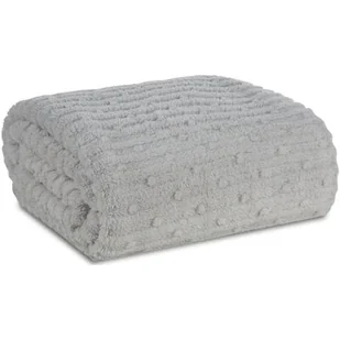 Koc EUROFIRANY D91 Lisa 200 x 220 cm Srebrny - Koce - miniaturka - grafika 1