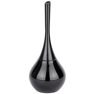 Wenko Pojemnik na szczotkę FLAKON BLACK + szczotka WC B01DISYOY8 - Akcesoria do wc - miniaturka - grafika 1