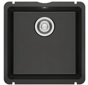 Zlewozmywaki - Zlewozmywak Fraceram FRANKE KXK 110-41 Czarny Mat 126.0738.289 - miniaturka - grafika 1